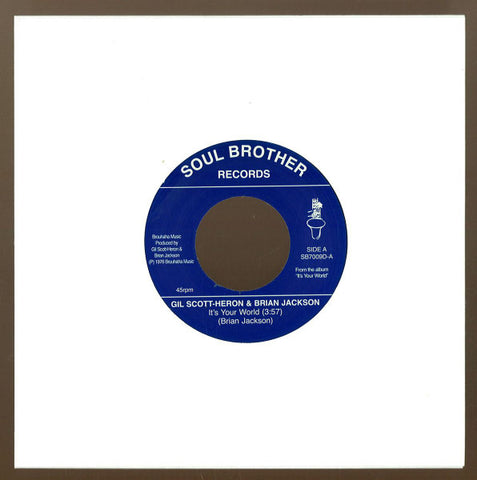 Gil Scott-Heron & Brian Jackson – It's Your World (1976) - New 7" Single Record 2016 Soul Brother UK Vinyl - Soul / Soul-Jazz