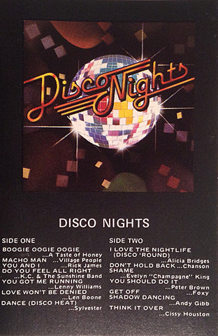 Various – Disco Nights - Used Cassette 1979 K-Tel Tape - Disco