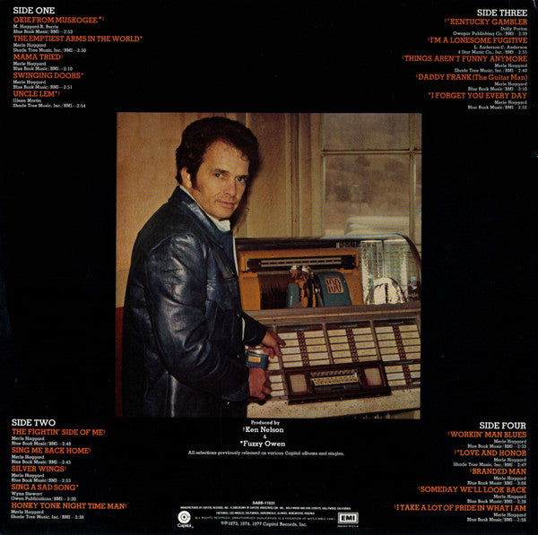 Merle Haggard And The Strangers - Songs I'll Always Sing - VG+ 2 LP Record 1977 Capitol USA Vinyl - Country / Bakersfield Sound - Shuga Records