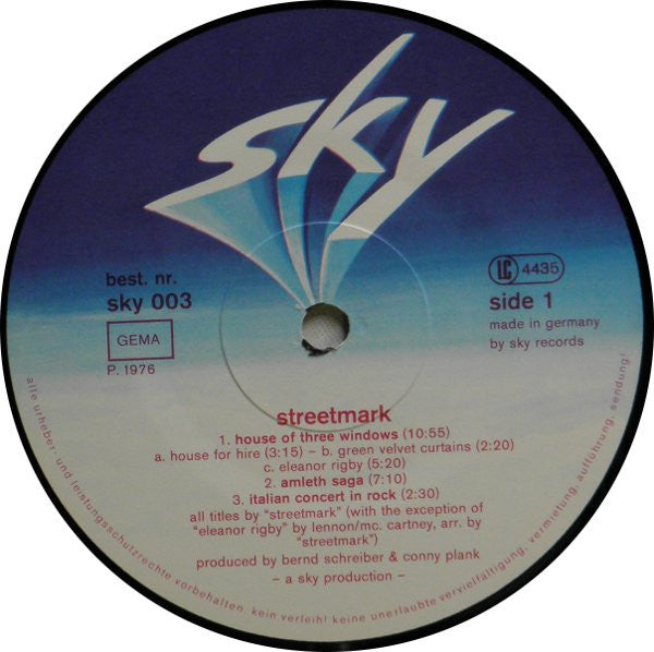 Streetmark – Nordland (1976) - Mint- LP Record 1977 Sky Germany Vinyl - Prog Rock / Krautrock