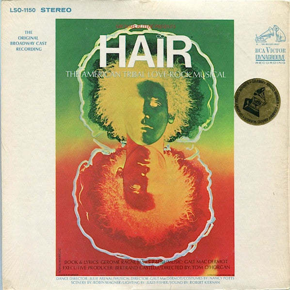 Various - Hair - The American Tribal Love-Rock Musical (The Original Cast Recording) - VG+ LP Record 1971 RCA USA Vinyl - Musical / Broadway / Psychedelic Rock - Shuga Records