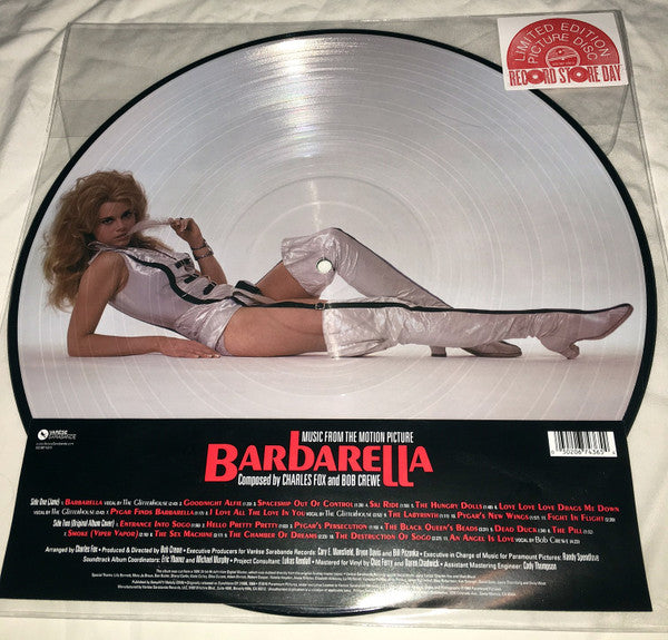 Various / Charles Fox / Bob Crewe ‎– Barbarella (1968) - New LP  Record Store Day Black Friday 2016 Varese Sarabande RSD Jane Fonda Picture Disc Vinyl - Soundtrack