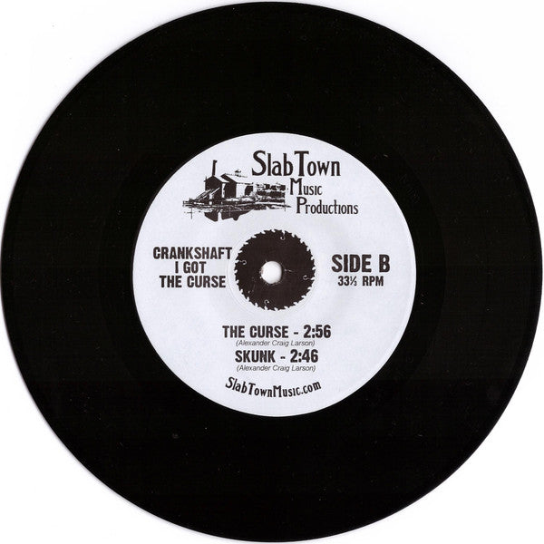 Crankshaft And The Gear Grinders - I Got the Curse - New 7" EP Record 2010 Slab Town Minneapolis Vinyl - Blues - Shuga Records