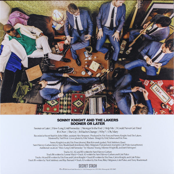 Sonny Knight & The Lakers - Sooner Or Later - New LP Record 2016 Secret Stash USA Vinyl - Soul / Funk