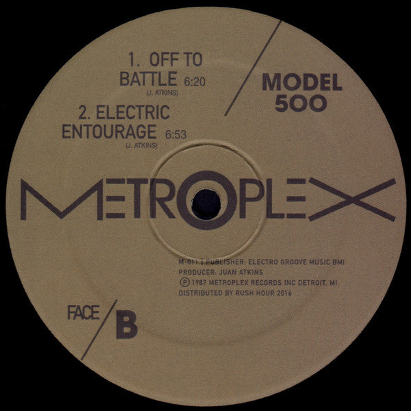 Model 500 (Juan Atkins) - Sound Of Stereo (1987) - Mint- 12" Single Record 2016 Metroplex USA Vinyl - Detroit Techno - Shuga Records