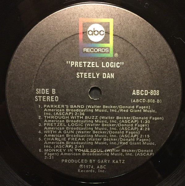 Steely Dan - Pretzel Logic - VG+ LP Record 1974 ABC USA Original Press Vinyl - Pop Rock / Jazz-Rock - Shuga Records