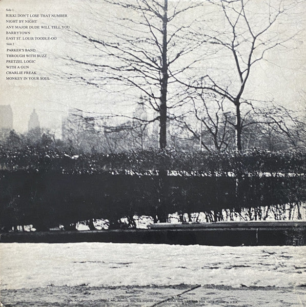 Steely Dan - Pretzel Logic - VG+ LP Record 1974 ABC USA Original Press Vinyl - Pop Rock / Jazz-Rock - Shuga Records