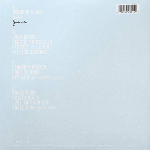 Lady Gaga - Joanne - Mint- 2 LP Record 2016 Interscope Streamline USA Vinyl - Pop Rock - Shuga Records