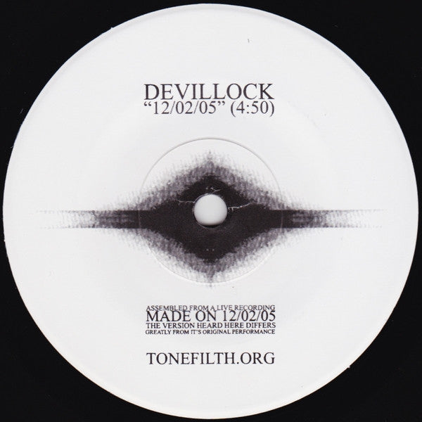 Devillock / Yellow Swans - Split - New 7" Single Record 2006 Modern Radio Record Label Minneapolis Vinyl & Silk Screened Cover - Electronic / Noise / Experimental