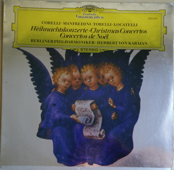 Herbert Von Karajan & Berliner Philharmoniker - Christmas Concertos Weihnachtskonzerte - Mint- LP Record 1972 Deutsche Grammophon Germany Vinyl - Classical / Holiday - Shuga Records