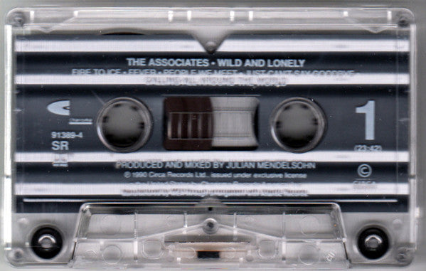 The Associates - Wild And Lonely - Mint- Cassette 1990 Charisma USA Promo Tape - Pop Rock / Synth-pop - Shuga Records
