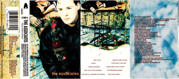 The Associates - Wild And Lonely - Mint- Cassette 1990 Charisma USA Promo Tape - Pop Rock / Synth-pop - Shuga Records