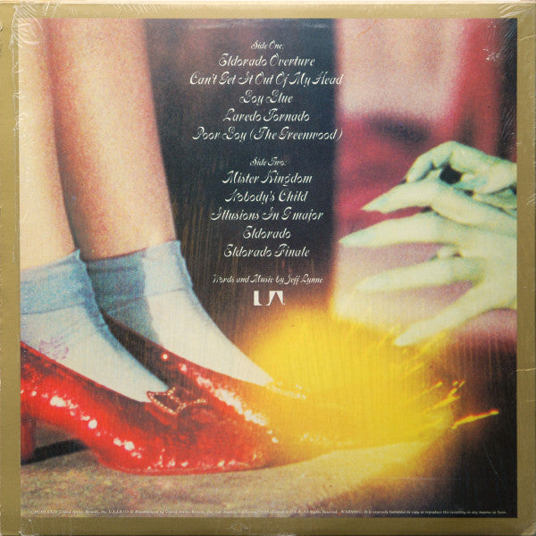 Electric Light Orchestra - Eldorado - A Symphony By The Electric Light Orchestra - VG LP Record 1974 United Artists USA Original Vinyl - Rock / Symphonic Rock - Shuga Records