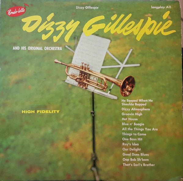 Dizzy Gillespie And His Original Orchestra - Dizzy Gillespie - VG+ LP Record 1958 Rondo-lette USA Vinyl - Jazz / Bop / Latin - Shuga Records