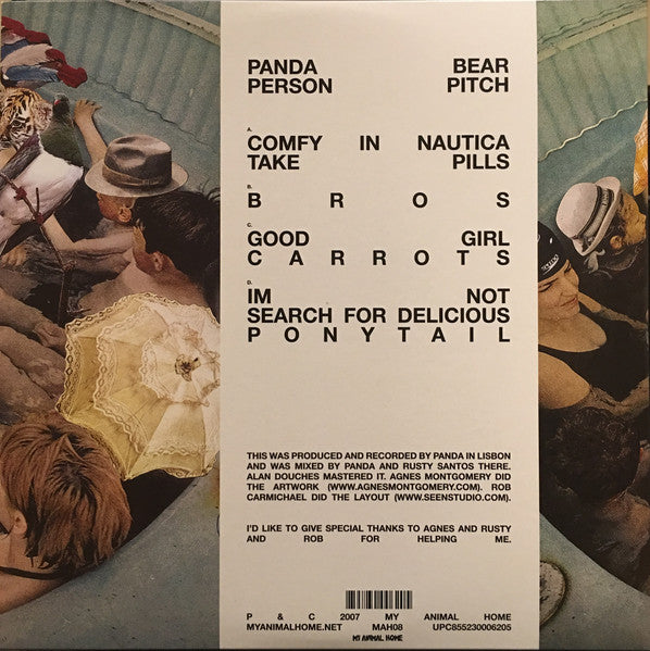 Panda Bear - Person Pitch (2007) - New 2 LP Record 2017 My Animal Home Vinyl Me Please Club White & Blue Vinyl & Insert - Indie Rock / Experimental / Abstract - Shuga Records