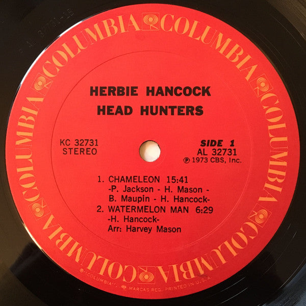 Herbie Hancock - Head Hunters - VG LP Record 1973 Columbia USA Original Vinyl - Jazz / Funk / Fusion - Shuga Records