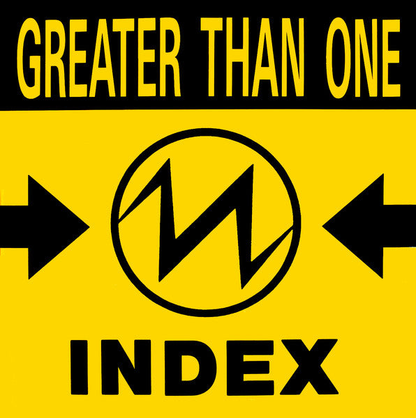 Greater Than One - Index - Mint- 12" EP Record 1991 Wax Trax! USA Original Vinyl - Industrial / Dub / Techno - Shuga Records