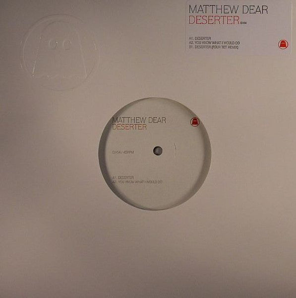 Matthew Dear - Deserter - New 10" EP Record 2007 Ghostly International Vinyl - Electro / IDM / Experimental - Shuga Records