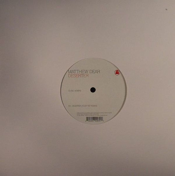 Matthew Dear - Deserter - New 10" EP Record 2007 Ghostly International Vinyl - Electro / IDM / Experimental - Shuga Records