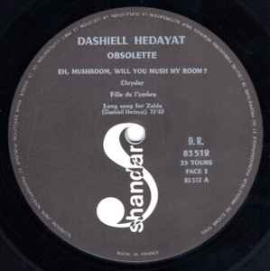 Dashiell Hedayat - Obsolete - LP Record 1971 Shandar France Vinyl & Black Labels, Textured Cover - Psychedelic Rock / Prog Rock - Shuga Records