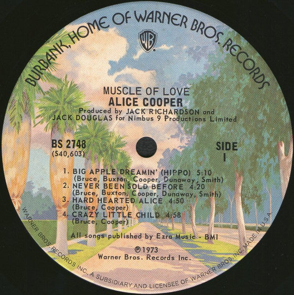 Alice Cooper - Muscle Of Love - Mint- LP Record Box 1973 Warner USA Original Vinyl & Insert - Psychedelic Rock / Glam - Shuga Records