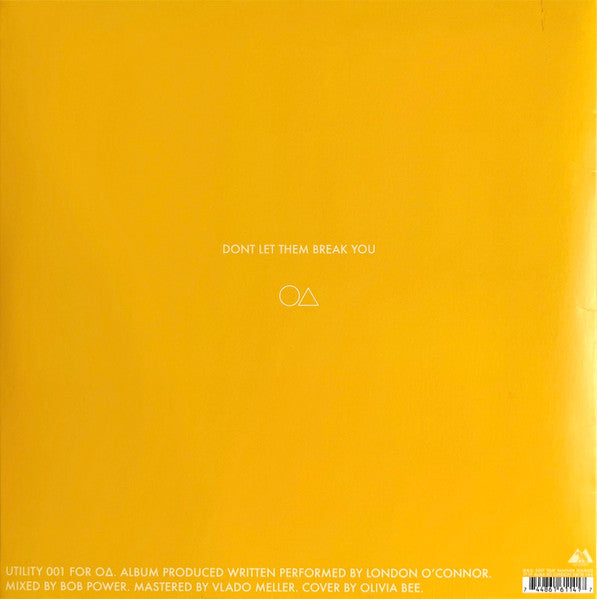 London O'Connor - O∆ (Circle Triangle) - Mint- LP Record 2017 True Panther Yellow Vinyl - Pop / Experimental