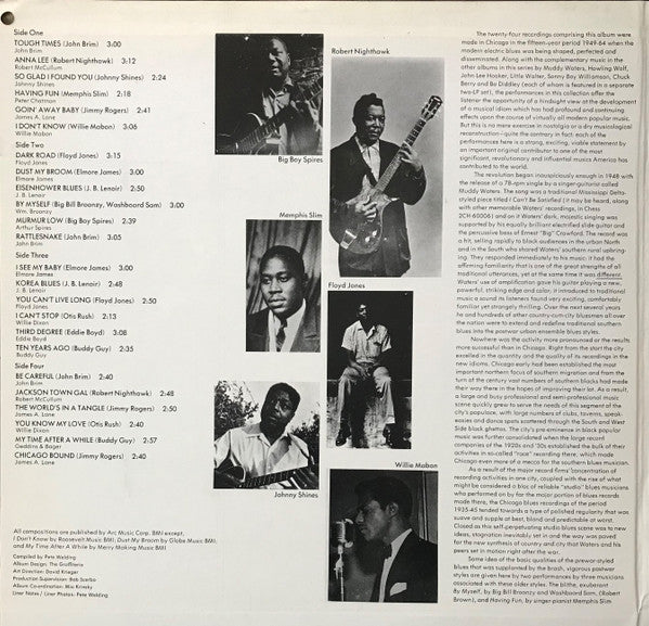 Various - Chicago Blues Anthology - Mint- 2 LP Record 1972 Chess USA Original White Label Promo Vinyl - Chicago Blues / Electric Blues - Shuga Records