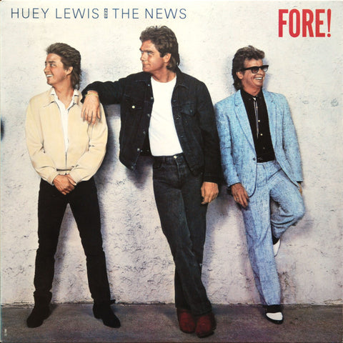 Huey Lewis And The News – Fore! - Mint- LP Record 1986 Chrysalis USA Vinyl - Pop Rock