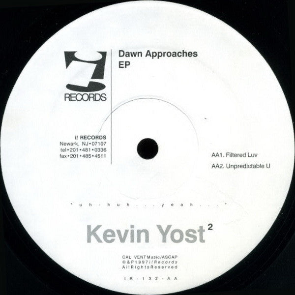 Kevin Yost - Dawn Approaches EP - VG+ 12" Single Record 1997 i! Records USA Vinyl - House / Deep House - Shuga Records