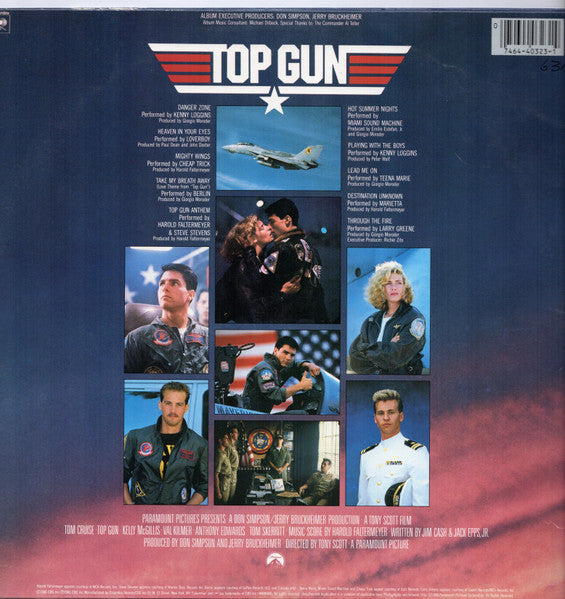 Various - Top Gun (Original Motion Picture) - Mint- LP Record 1986 Columbia USA Vinyl - Soundtrack - Shuga Records