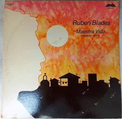 Ruben Blades ‎– Maestra Vida - Primera Parte - VG+ LP Record 1980 Fania Mexico Original Vinyl - Latin / Salsa