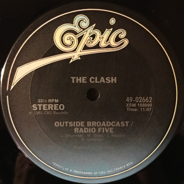 The Clash - This Is Radio Clash - VG+ EP Record 1981 Epic USA Original Vinyl - Rock / Punk / Dub - Shuga Records