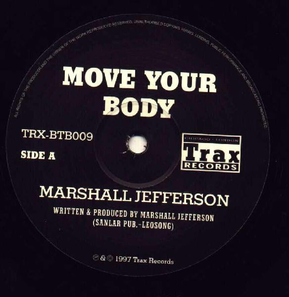 Marshall Jefferson / Joey Beltram - Move Your Body / The Start It Up - VG+ 10" Single Record 1997 Trax UK Vinyl - Chicago House / Acid / Techno - Shuga Records