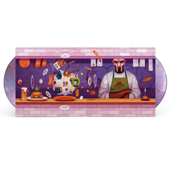 MF DOOM - MM..FOOD (2004) - Mint- 2 LP Record 2024 Rhymesayers Entertainment Sweetart Purple, Pink, Blue Vinyl & Alternative Cover - Hip Hop / Jazzy Hip-Hop / Boom Bap - Shuga Records