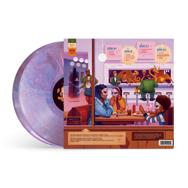 MF DOOM - MM..FOOD (2004) - Mint- 2 LP Record 2024 Rhymesayers Entertainment Sweetart Purple, Pink, Blue Vinyl & Alternative Cover - Hip Hop / Jazzy Hip-Hop / Boom Bap - Shuga Records