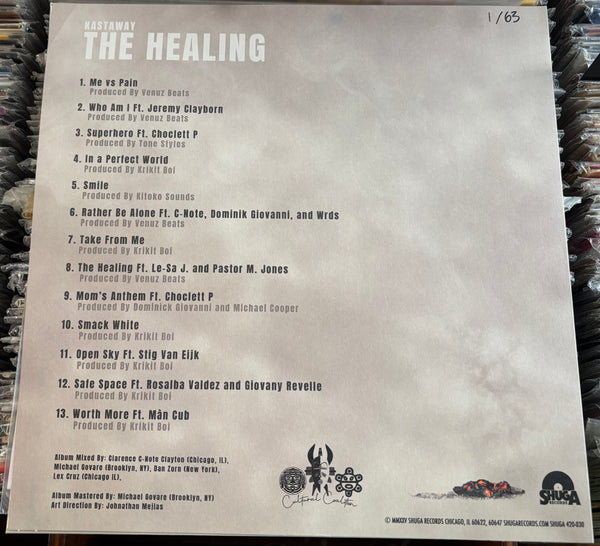 Kastaway - The Healing - New LP Record 2025 Shuga Records Blueberry Green Vinyl & Numbered to 63 Made - Chicago Hip Hop / Conscious - Shuga Records