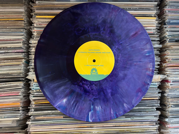 Bath Rooms - Hypnotic Pulsing Drone and Hum - New LP Record 2025 Shuga Records Cosmic Plum Vinyl - Chicago Krautrock / Experimental / Ambient / Drone / Maximalist - Shuga Records