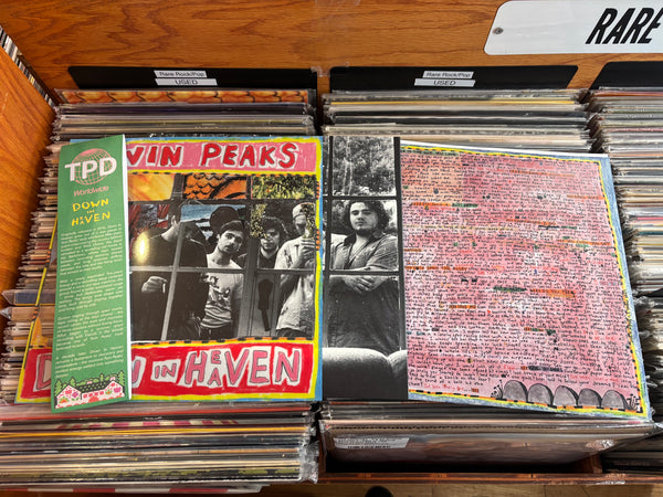 SIGNED AUTOGRAPHED - Twin Peaks - Down In Heaven (2016) - New LP 2026 Shuga Records Exclusive Strawberry with Black Swirl Vinyl, Sliding Cover & OBI - Chicago Garage Rock - Shuga Records