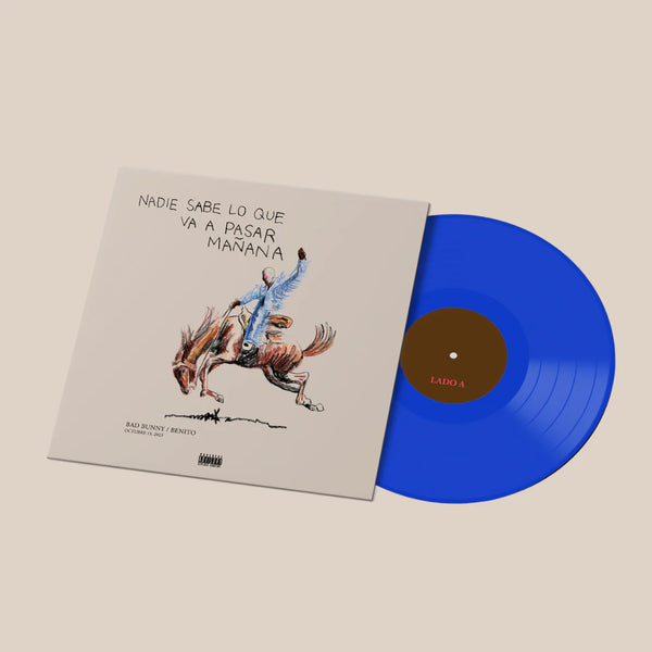Bad Bunny / Benito - Nadie Sabe Lo Que Va A Pasar Mañana - New 2 LP Record 2024 Rimas Metallic Blue Vinyl - Trap / Reggaeton / Hip Hop / Latin - Shuga Records