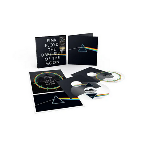 Pink Floyd - The Dark Side Of The Moon (1974) - New 2 LP Record 2024 Sony Legacy Crystal Clear UV Artwork 180 gram Vinyl - Psychedelic Rock