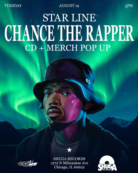 Signed Autographed - Chance The Rapper - Star Line - New CD 2025 Self Released & Signed - Chicago Hip Hop - Shuga Records