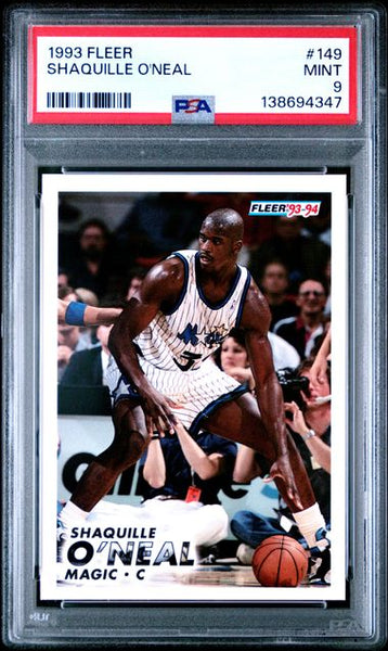 1993 FLEER #149 SHAQUILLE O'NEAL - PSA 9 MINT