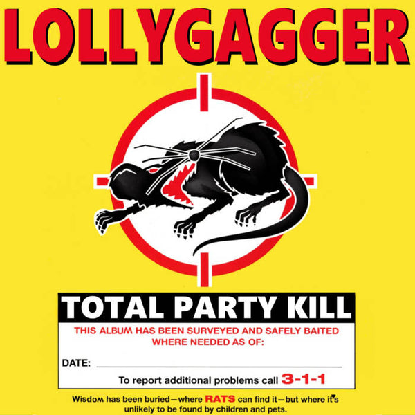 Lollygagger - Total Party Kill - New LP 2022 Self-Released Puke Yellow Vinyl - Chicago Hardcore - Shuga Records