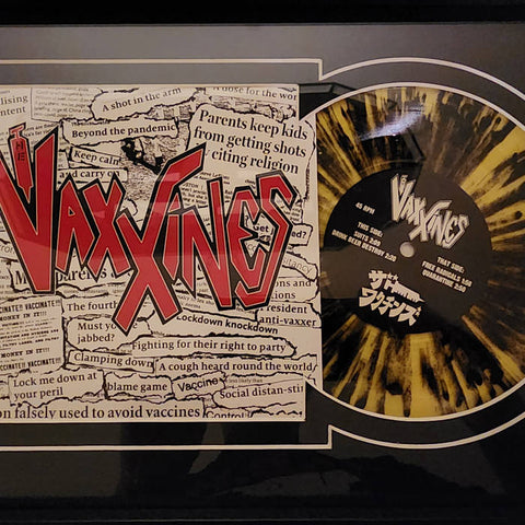 The Vaxxines - The Vaxxines - New EP Record 2023 CDC Yellow & Black Splatter Vinyl - Punk