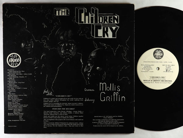 George Mollis & Johnny Griffin - The Children Cry - VG+ 12" Single Record 1983 Skin To Skin Detroit Private Press Vinyl - Soul / Funk / Jazz - Shuga Records