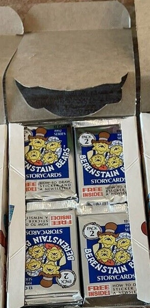 (1) One New Pack - 1992 Ken-Wis BERENSTAIN BEARS Trading Card - 12 Cards + Sticker & Booklet - Shuga Records