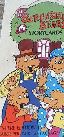 (1) One New Pack - 1992 Ken-Wis BERENSTAIN BEARS Trading Card - 12 Cards + Sticker & Booklet - Shuga Records