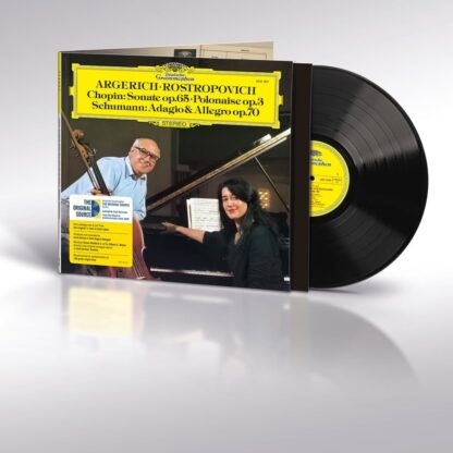 Argerich & Rostropovich - Chopin: Sonate Op. 65; Schumann: Adagio (1981) - New LP Record 2025 Deutsche Grammophon 180 gram Vinyl - Classical - Shuga Records