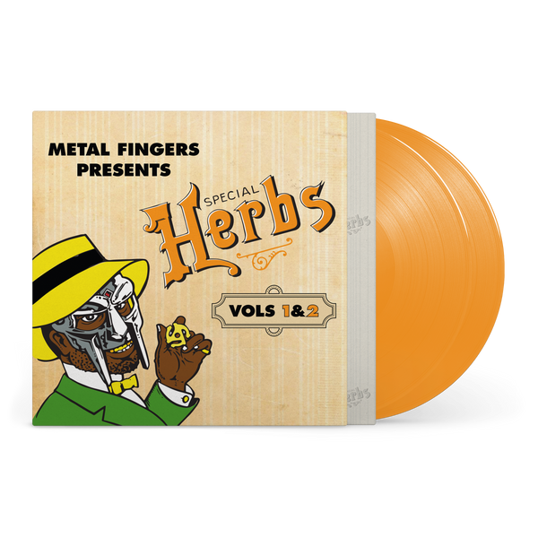 MF DOOM - Metal Fingers Presents: Special Herbs Vol. 1 & 2 (2004) - New 2 LP Record 2025 Rhymesayers Entertainment Mustard Yellow Vinyl - Hip Hop / Instrumental - Shuga Records