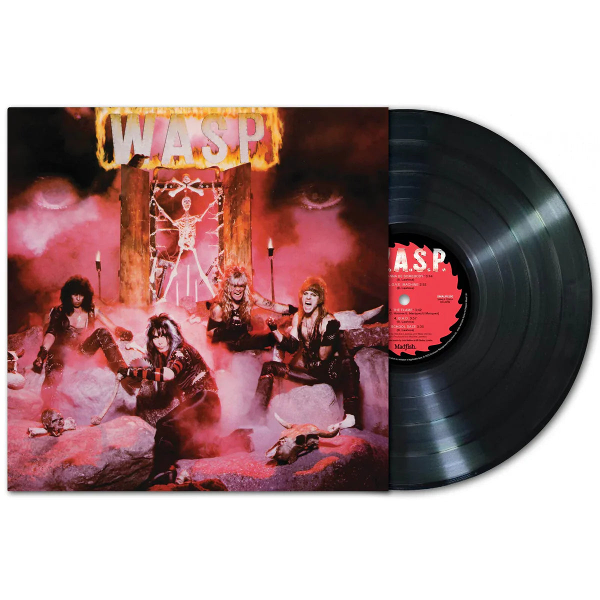 W.A.S.P. レコード LP W.A.S.P. - W.A.S.P. (1984) - New LP Record 2025 Madfish Vinyl